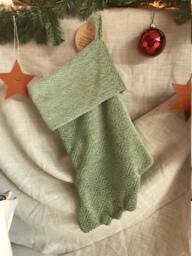 Indiana Christmas Stocking Reclaimed Fabric, Hoosier State Gift