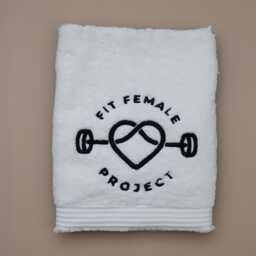 Personalised Gym Towels, Custom Embroidered Workout Fitness Logo Towels For Gyms, Personal Trainers, & Wellness Studios - thumbnail 3