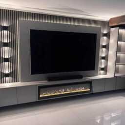 Media Wall Package - Acoustic Panels Tv Panel 4M Floating Unit 60 - thumbnail 3