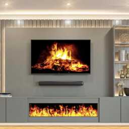 Media Wall Package - Acoustic Panels Tv Panel 4M Floating Unit 60 - thumbnail 2