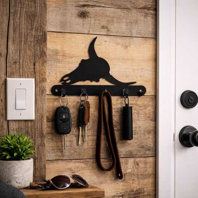 Long Horn Key Holder - image 1