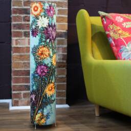 Handmade Floral Botanical 1 Meter Tall Floor Lamp, Branching Astrantia Design, Compliments Home Interiors, Perfect D??cor - thumbnail 1