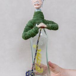 Office Decor Albert Einstein Sculpture Ooak Physics Art Nerdy E Equals Mc2 Geeky Teacher - thumbnail 4