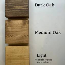 Rustic End Table With Shelves - Slim Wooden Side - thumbnail 4