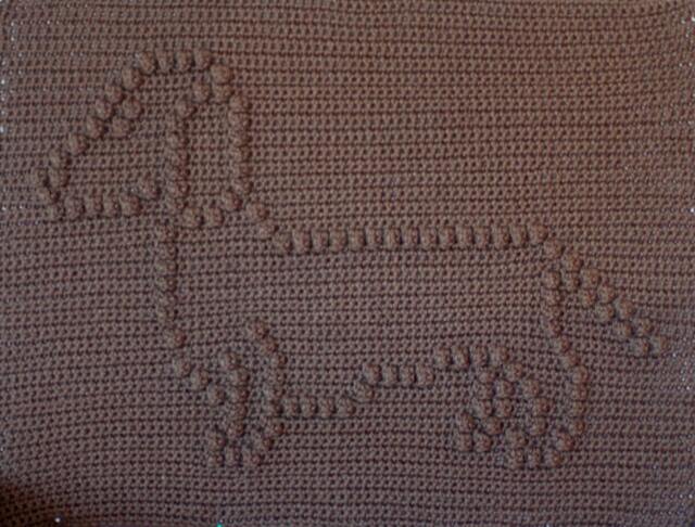 Instant Download - Dachshund Crochet Baby Blanket Pattern - image 1