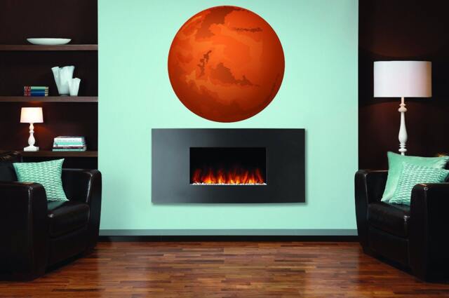 Mars Full Color Decal, Planet Color Sticker, Wall Art Cn 105