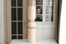 Handmade Wooden Table Leg Unfinished Ash, Oak, Birch H902mm - thumbnail 1
