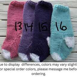 Hand Knit German Shepherd Stocking, Custom Dog Christmas Stocking - thumbnail 4