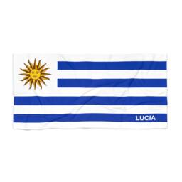 Uruguay Beach Towel, Uruguay Flag Tovel, Of Uruguay, Beach Country Gift, Gift - thumbnail 2