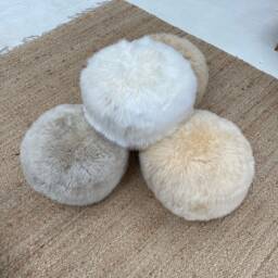 Neutral Tone Sheepskin, Greige, Beige Sheepskin Rug, Cream Genuine Fluffy Tug, Neutral Interior, Amazing Gift - thumbnail 3