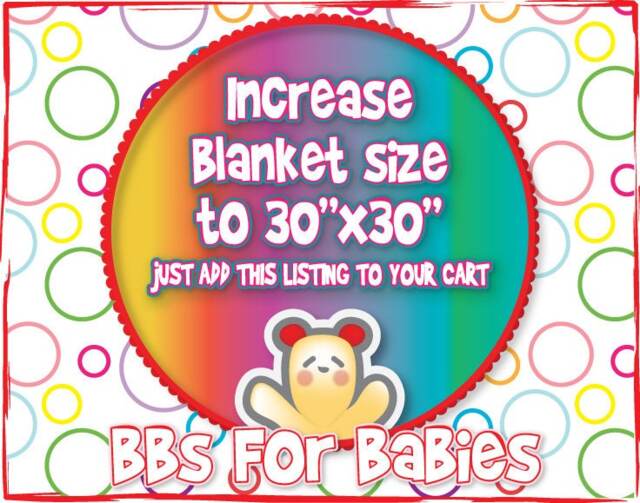 Add Increase The Size Of Your Blanket To 30x30 - image 1
