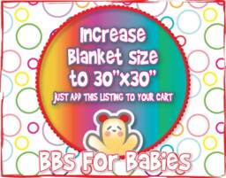 Add Increase The Size Of Your Blanket To 30x30 - thumbnail 1