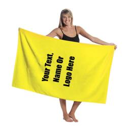 Custom Personalized Oversized Terry Velour Beach Towel - thumbnail 4