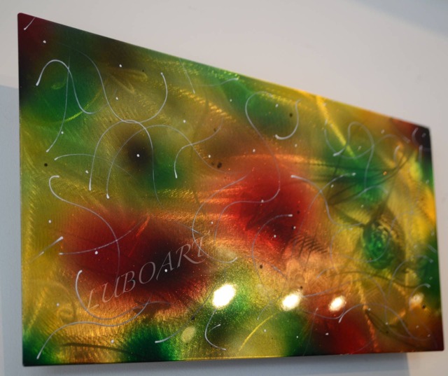 "Spring Original Metal Wall Art By Lubo Naydenov One-Of-A-Kind Handcrafted Signed 24"" X 13" - image 1