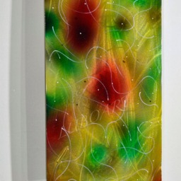 "Spring Original Metal Wall Art By Lubo Naydenov One-Of-A-Kind Handcrafted Signed 24"" X 13" - thumbnail 2