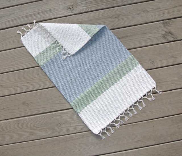 "Hand Woven Rug - 18"" X 29" - image 1