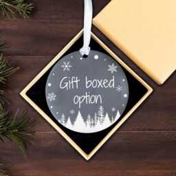 Personalised Family Names Stocking Christmas Bauble Traditional Tree Decoration, Keepsake Ornament Gift For Families - thumbnail 3