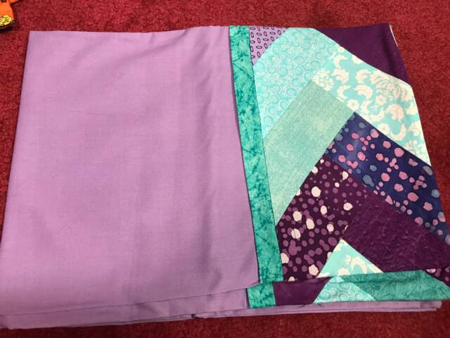 One Purple Patchwork Standard Size Pillowcase/Custom Pillowcases For Christmas/Stocking Stuffer/Adult Bedding/Adult Pillowcase - image 1