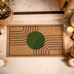 Retro 70S Style Welcome Mat - Outdoor Front Door D??cor Personalized Rug - thumbnail 2