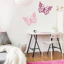 Admiral Butterfly Wall Art Stencil - Size Medium Easy Diy Decor Perfect For A Bedroom