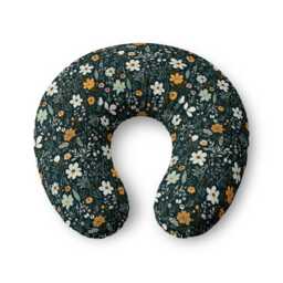 Vintage Wildflower Pattern Nursing Pillow Cover - Floral Pillowcase - thumbnail 1