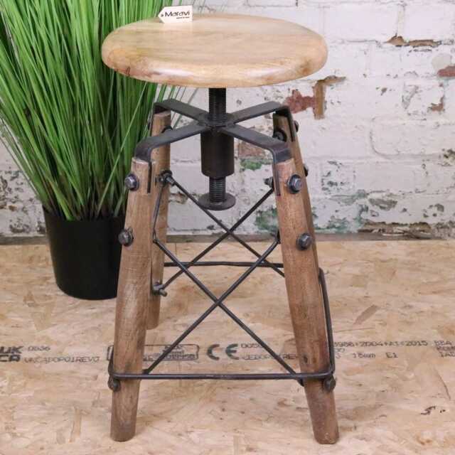 Chayana Adjustable Industrial Stool - image 1