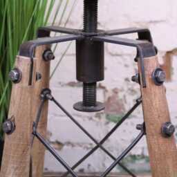 Chayana Adjustable Industrial Stool - thumbnail 3