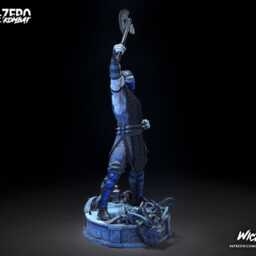 Frozen Cryomancer - Ice Ninja Martial Arts Fighting Fantasy Sub Zero Resin Figure 16K - thumbnail 3