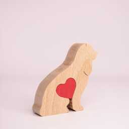 Personalised Cavalier King Charles Spaniel Figurine, Wooden Dog Memorial Keepsake, Mum Gift - thumbnail 2
