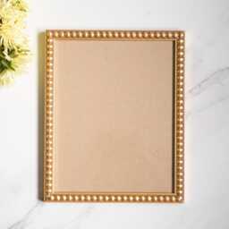 20x25 cm Gold Wooden Picture Frame Handcrafted - 8x10 Inch