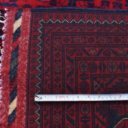 High Quality, Custom Size, Handmade Afghan Khal Muhammadi Khamyab Large Red Area Wool Rug, Turkmen Tribal Carpet, Living Room, Rug - thumbnail 4