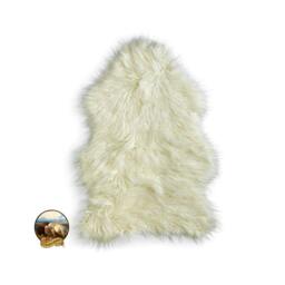 Faux Fur Sheepskin Rug - Common Sheep Skin Shaggy Soft New Sizes & Colors - thumbnail 2