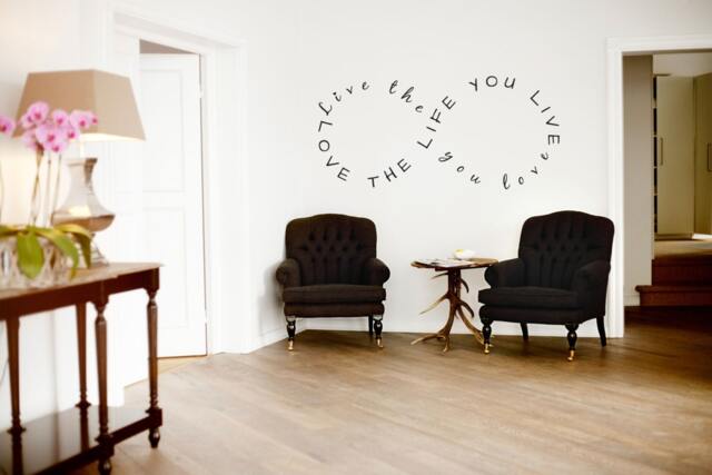 Love Your Life Infinity Quote - Wall Decal Custom Vinyl Art Stickers - image 1