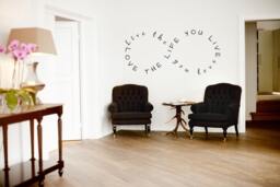 Love Your Life Infinity Quote - Wall Decal Custom Vinyl Art Stickers - thumbnail 1