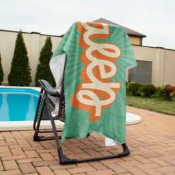 Personalized Beach Towel, Retro Style Custom Towel With Name, Outside Birthday Vacation Gift, Summer Essentials - thumbnail 4