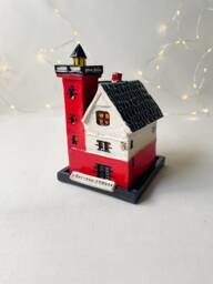 Round Island Lighthouse, Mackinac Island, Ceramic Lighthouse, Tealight Holder, Lighthouse Luminary, Lighthouse Lantern - thumbnail 1