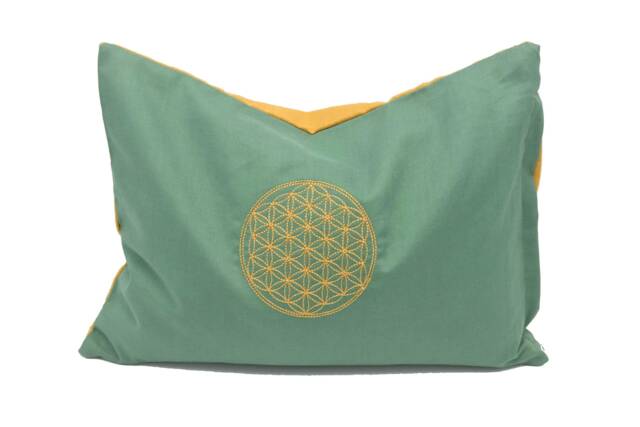 Energy Pillow Navy With The Flower Of Life - image 1