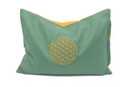 Energy Pillow Navy With The Flower Of Life