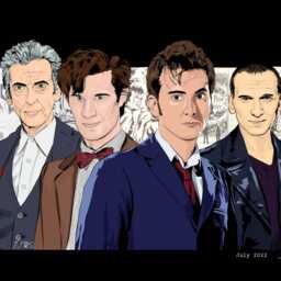 Dr. Who, Serenity Firefly, Buffy The Vampire Slayer, Daleks Original Artwork Canvas & Prints. Digital Mix-Media Art. Pop Culture - thumbnail 2