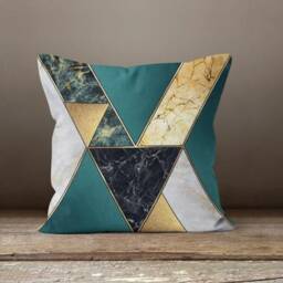 Marble Pattern Pillow Cover/ Modern Cushion Case/ Indoor & Garden Sofa Personalized New Home Gift - thumbnail 4