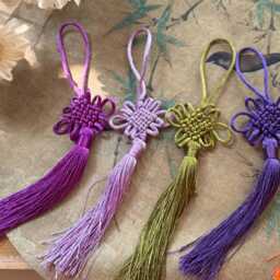 Handmade Chinese Knot - Lucky Charm For Home, Car & Gift - Symbol Of Blessings N Unity, Traditional Wall Hanging Decor - thumbnail 3