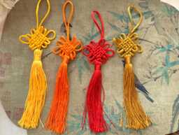 Handmade Chinese Knot - Lucky Charm For Home, Car & Gift - Symbol Of Blessings N Unity, Traditional Wall Hanging Decor