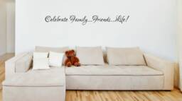 Celebrate Family Friends....life Vinyl Wall Art - thumbnail 1