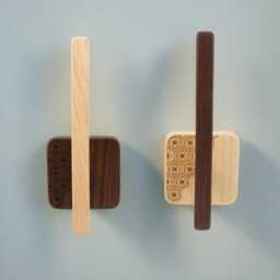Wooden Decorative Wall Hook, Coat Modern Home Decoration Gift For Storage, Curtain Holder - thumbnail 3