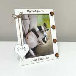 Personalised Dog Photo Frame - Mum Gift Custom Pet Memorial Or Lover - thumbnail 2