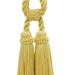"D??copro Double Tassel Curtain & Drapery Tieback, Length 5 1/2"" - 14cm, Spread 27" - thumbnail 2