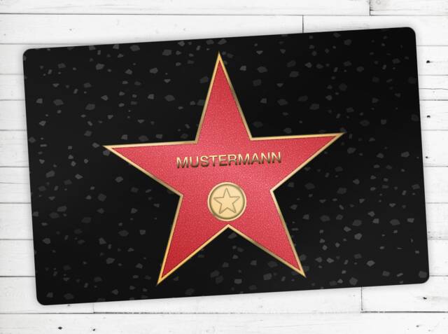 "Doormat With Name Your Personal ""Walk Of Fame" - image 1