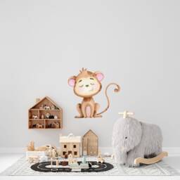 Monkey Decal , Wall Sticker Safari Themed Nursery - Thevinylcreations - thumbnail 3