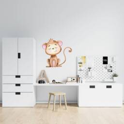 Monkey Decal , Wall Sticker Safari Themed Nursery - Thevinylcreations - thumbnail 2