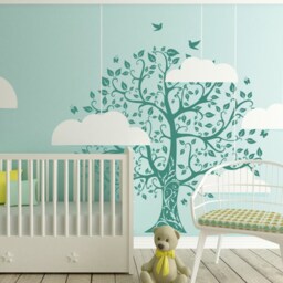 White Tree Wall Decal Huge Wall Decal Mural Stickers Nursery & Birds Art Tattoo Nature Decals Decor - 197 - thumbnail 2